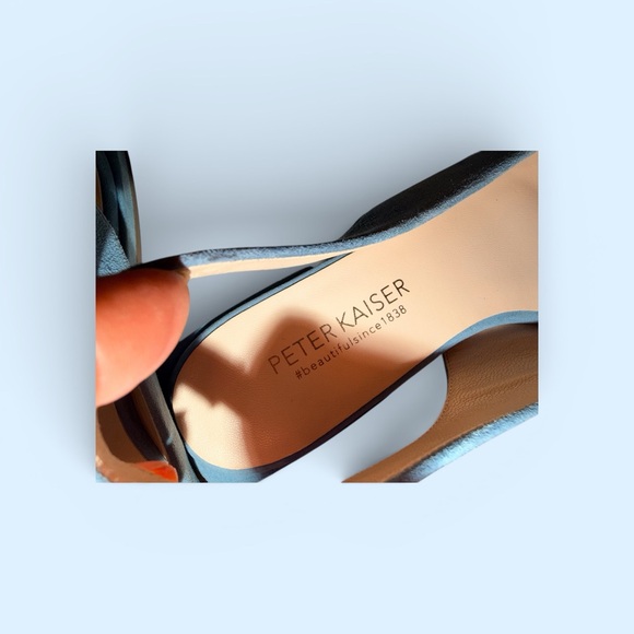Peter Kaiser blue SUEDE slingFlats for Women size 37 - Picture 8 of 13